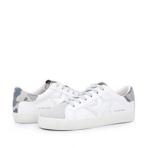 Vintage Havana Gemma Glitter Star Leather Sneaker